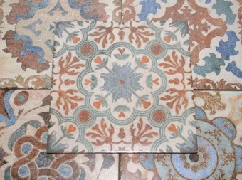 Decor Elba Mix 25x25 (5 рисунков)  (керамогранит)
