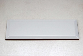 Biselado Blanco Mate 10x30 