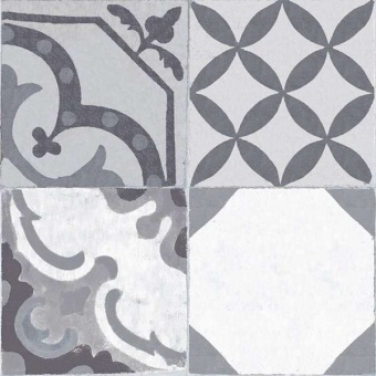 Напольная плитка Moments Gris 45x45 - 4 рисунка Halcon Ceramicas