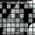 Black&White Бордюр стеклянный черный (BW7H231) 4x44