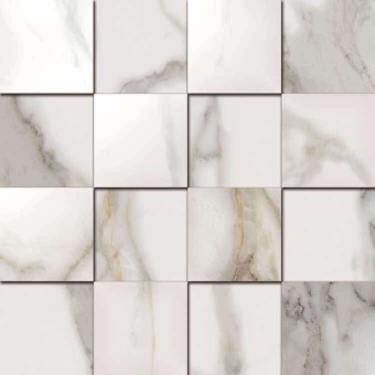 Мозаика Charme Evo Floor Project Calacatta Mosaico 3D Мозаика Charme Evo Floor Project Calacatta Mosaico 3D