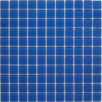 Deep blue Мозаика стеклянная Deep blu 25х25х4