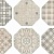 Керамогранит Пьяцетта 24x24, микс из 10 шт. SG243000N 