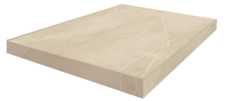 620070000944 Ступень угловая левая Capri bianco SCAL.45 ANG.SX 33х45