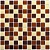 Toffee mix Мозаика стеклянная Toffee mix 25х25х4