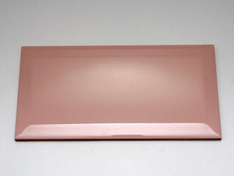 Biselado Salmon Brillo 10x20 Dar Ceramics