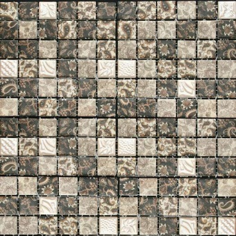 Стеклянная мозаика Graphic Jaipur 31.6x31.6 Mosavit