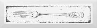 NT\B26\9001 Декор для стен Fork чёрный 8,5x28,5