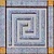 Пальмира Комплект стеклянных вставок (3шт/компл.) серый 5,5х5,5