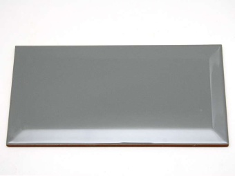 Biselado Plata Brillo 10x20 Dar Ceramics