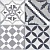 Напольная плитка Moments Gris 45x45 - 4 рисунка Halcon Ceramicas