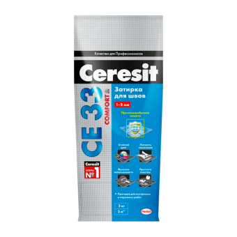 ЦЕРЕЗИТ CE33 S Затирка №07 серый 2-5мм (2кг) 790889 / 2092227