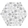 Decor Vodevil White 17,5x17,5 (18 рисунков) - Cifre Ceramica  