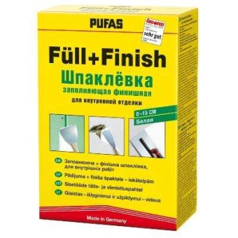 ПУФАС N1 Шпаклевка заполняющая для внутр-х работ (2кг) Fullspachtel innen