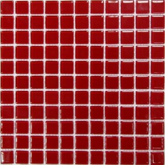 Red glass Мозаика стеклянная Red glass 25х25х4