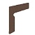Rodape Escada/Right Step Bullnose/Rubi Brown корич. угл. прав. эл. 30x39.8