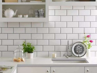 Biselado Blanco Brillo 10x20 Dar Ceramics