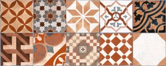 Настенная плитка Moments Mix 20x50 - 3 рисунка Halcon Ceramicas