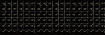 Relieve Living Negro Brillo 20x60 Navarti