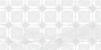 Olimpus Grand Декор белый 25х50