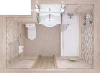 587122002 Декор Ascoli Beige Geometria 31,5 х 63,0