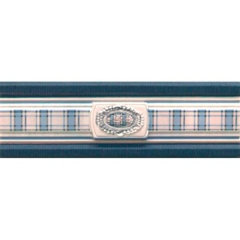 Бордюр Cenefa Lining Blue 8x25 