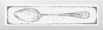 NT\B51\9001 Декор для стен Spoon чёрный 8,5x28,5